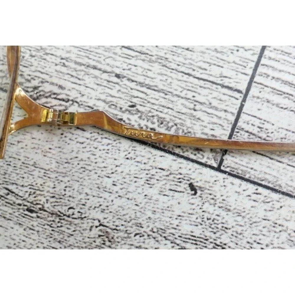 Vintage Tura Eyeglasses Oversized Geometric Butterfly Glasses Frames Frame